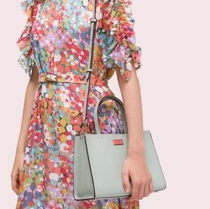 Kate Spade Sam NWT in Pistachio Pebbled Leather